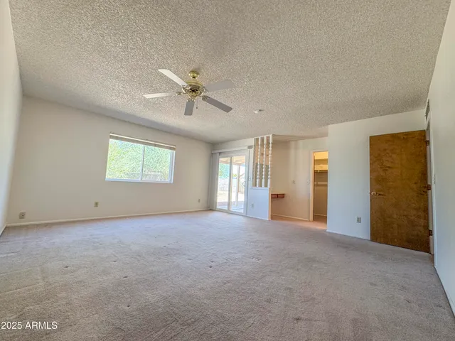 a view of a garage room
