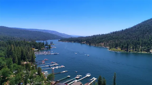 an aerial view of residential house with outdoor space