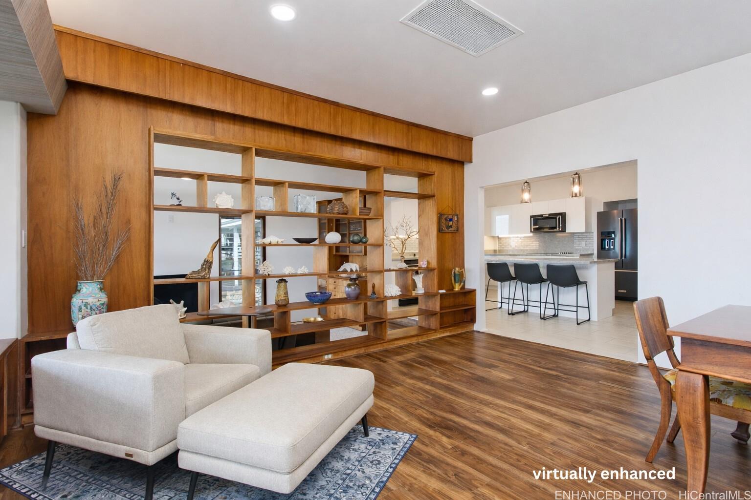 3233 Pacific Heights Road Honolulu, HI 96813 - Photo 6 of 25 a living room with furniture and wooden floor