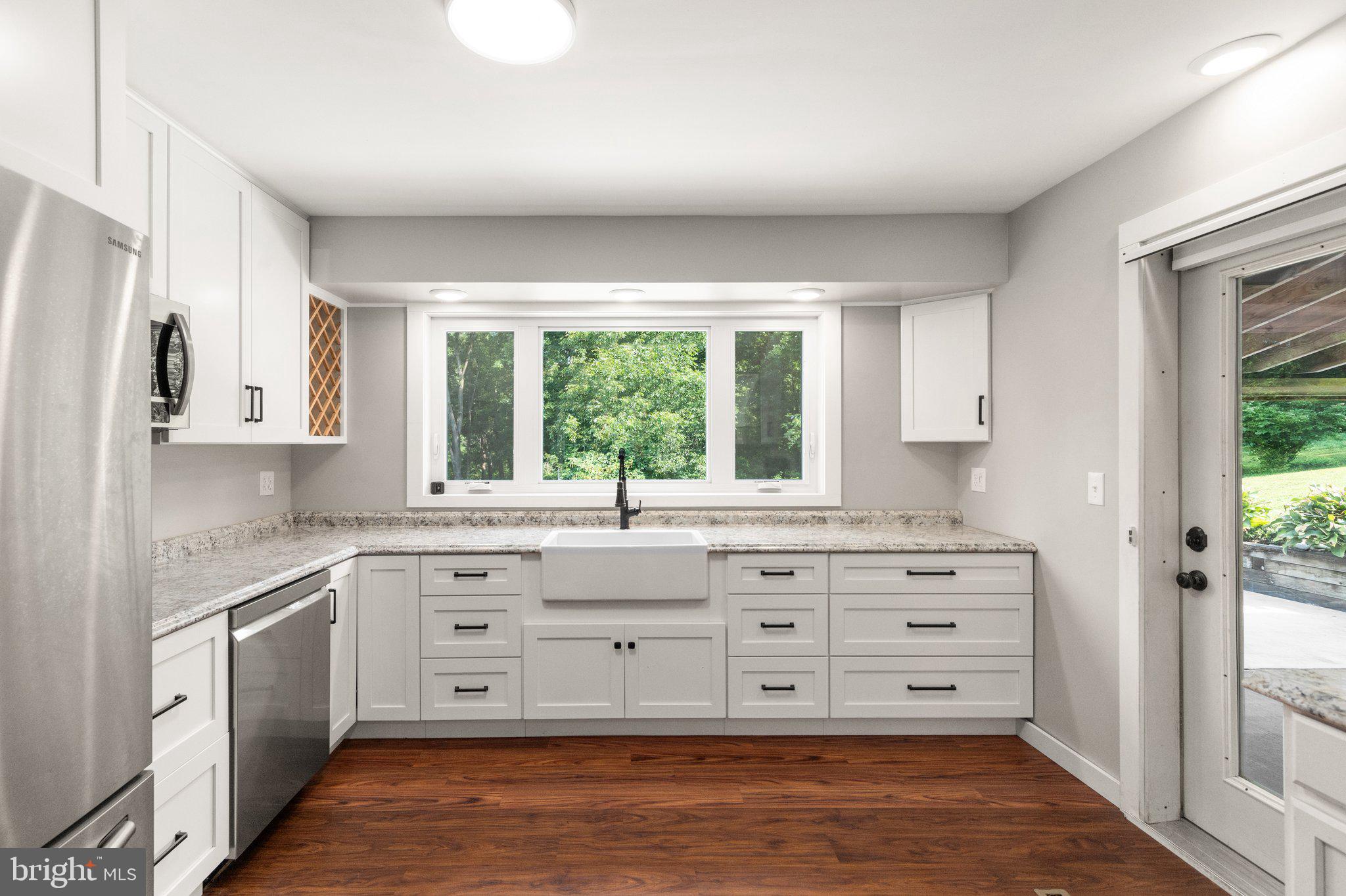 3926 Old Rocks Road Street, MD 21154 - Photo 9 of 56 Kitchen with large window overlooking nature