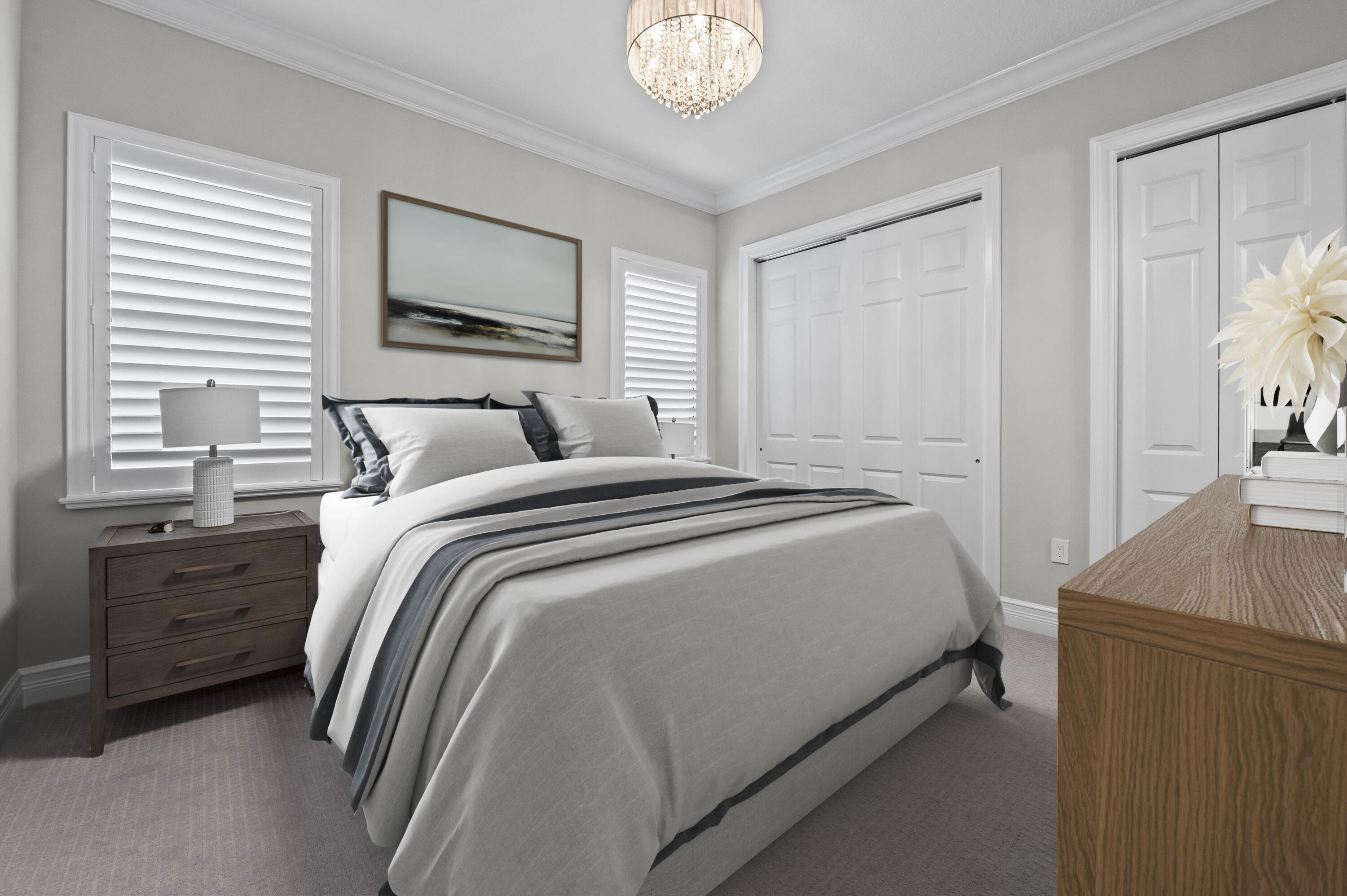 9795 Rennes Lane Delray Beach, FL 33446 - Photo 19 of 79 a bedroom with a bed and a dresser