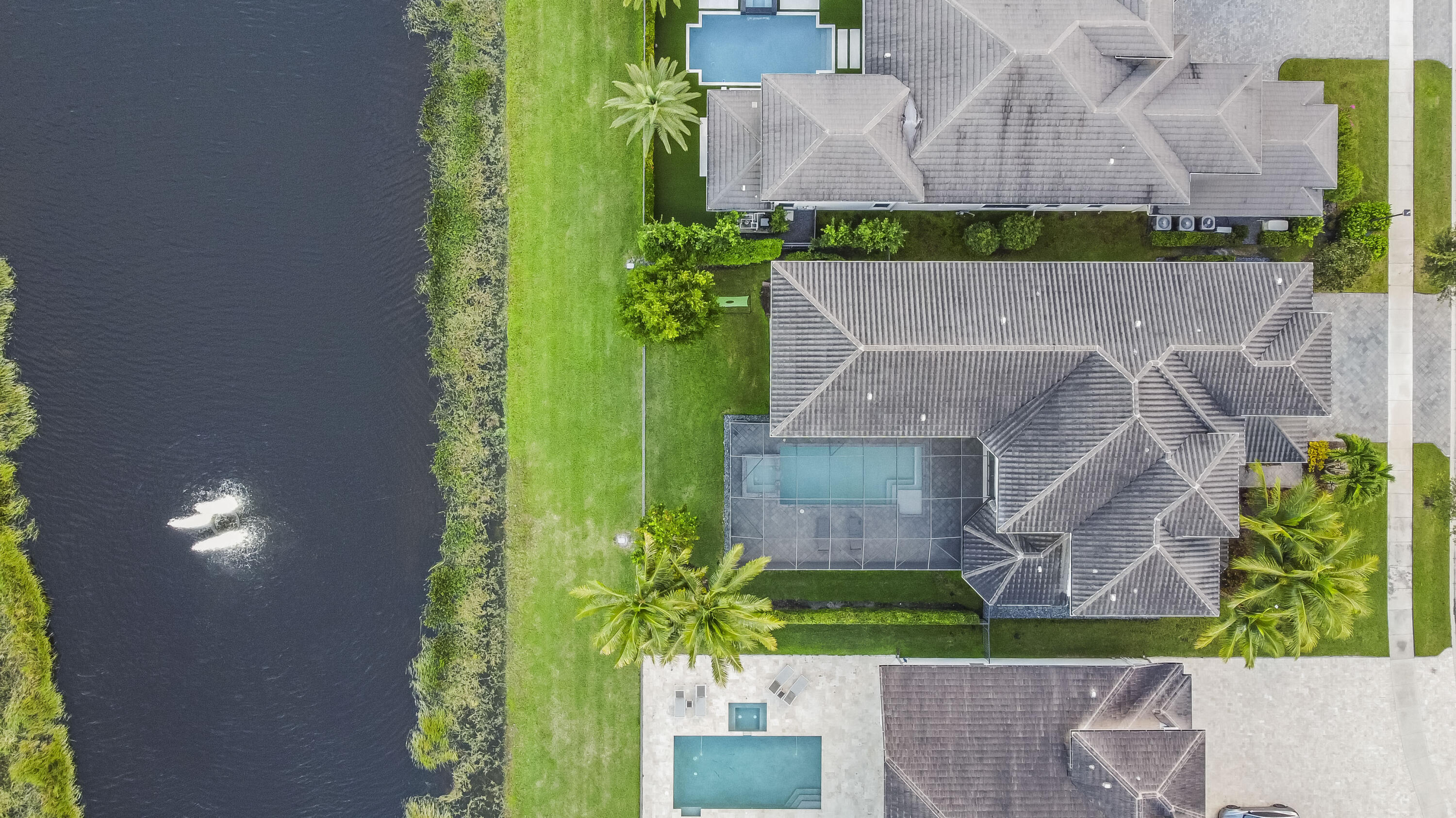 9795 Rennes Lane Delray Beach, FL 33446 - Photo 64 of 79 an aerial view of a house with a yard