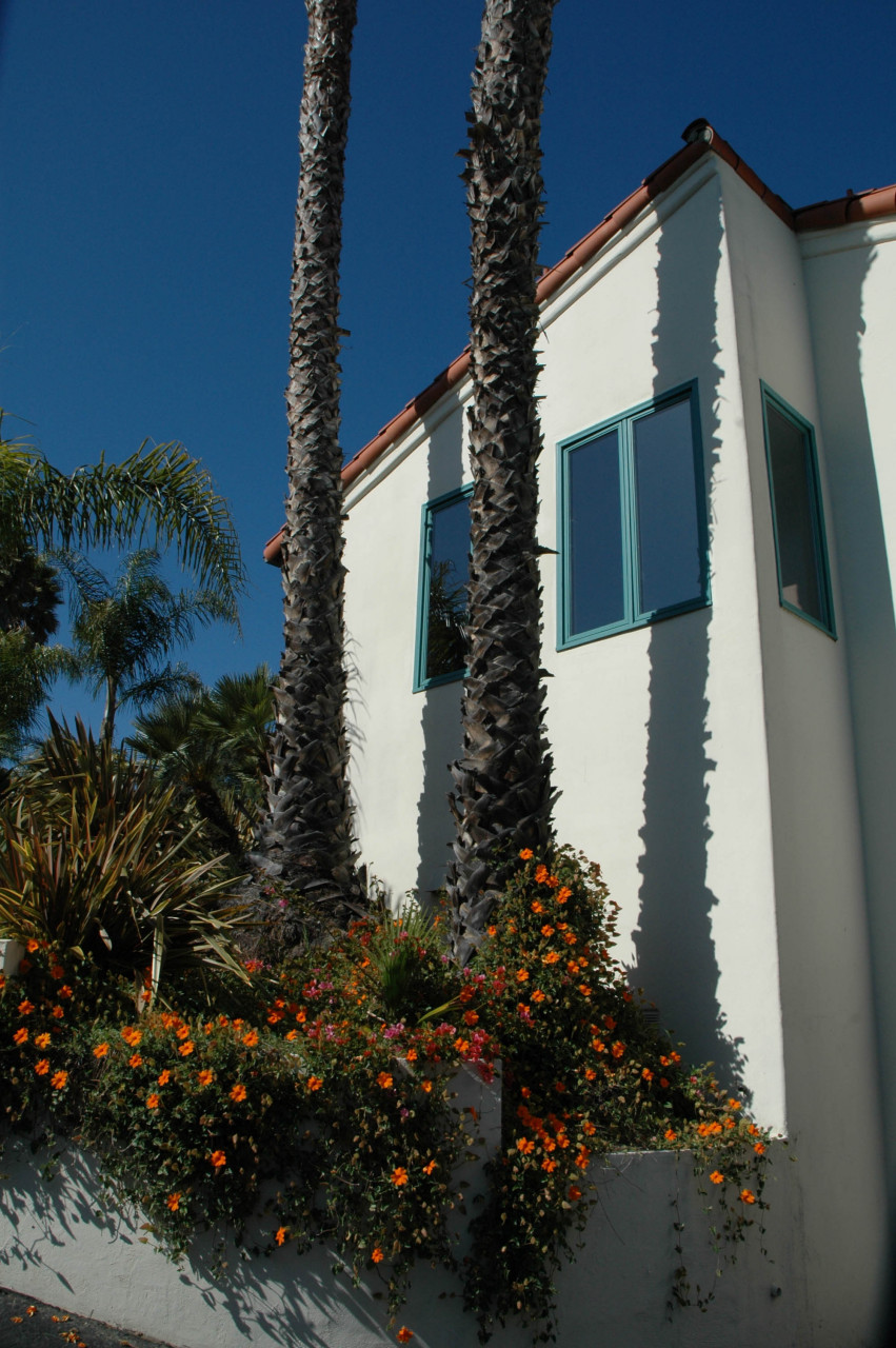 855 Miramonte Drive Santa Barbara, CA 93109 - Photo 22 of 25 a view of a house with a flower garden