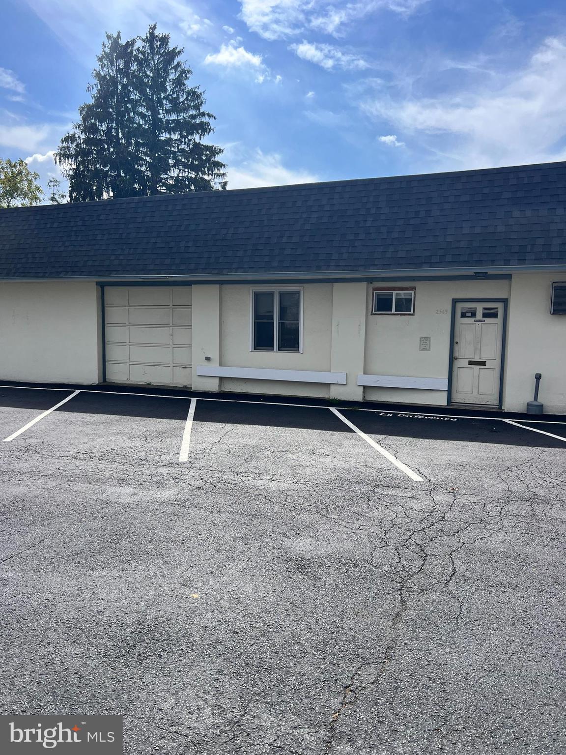 a backyard of a house