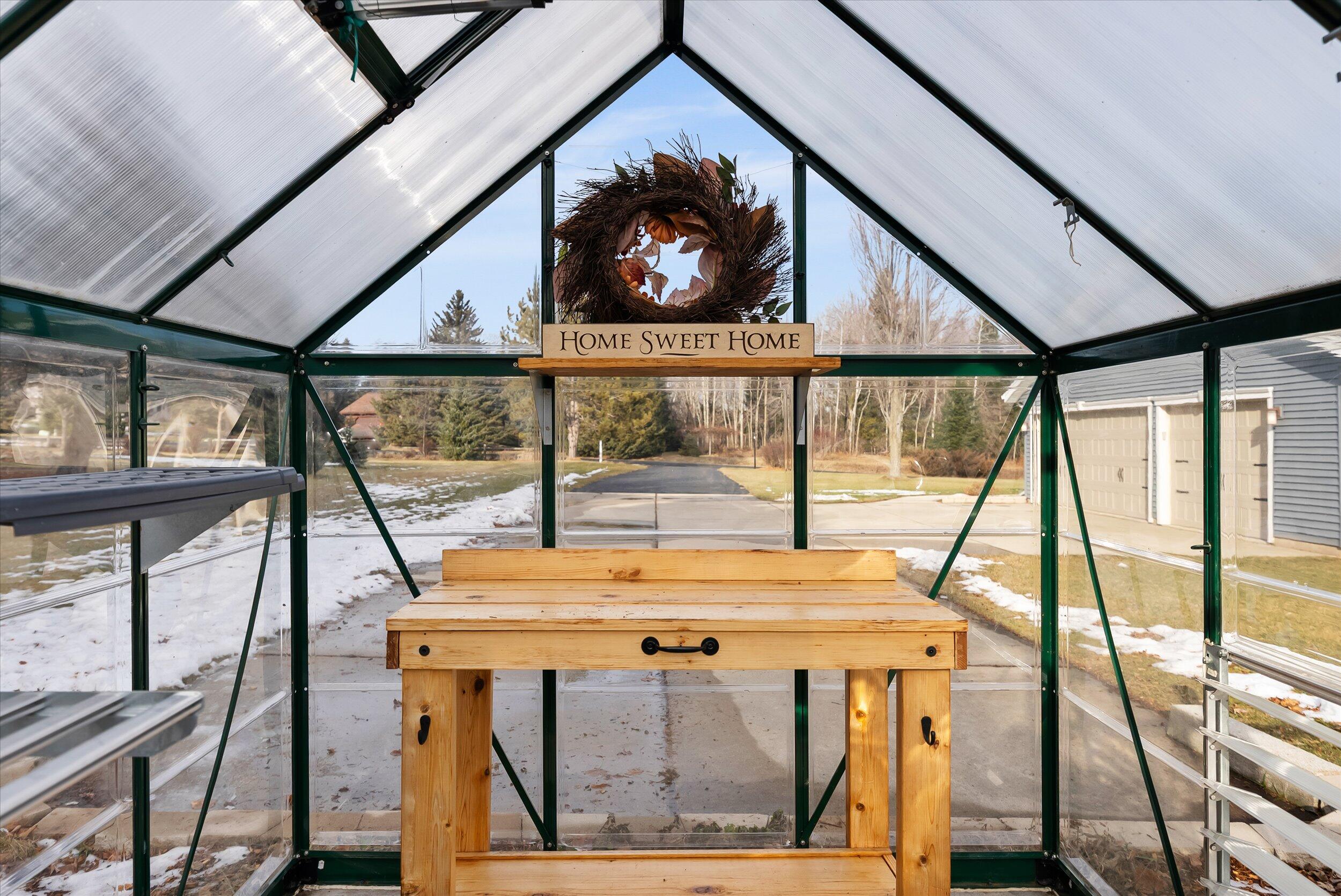 6593 Silver Shores Road Cedar Grove, WI 53013 - Photo 35 of 43 Greenhouse