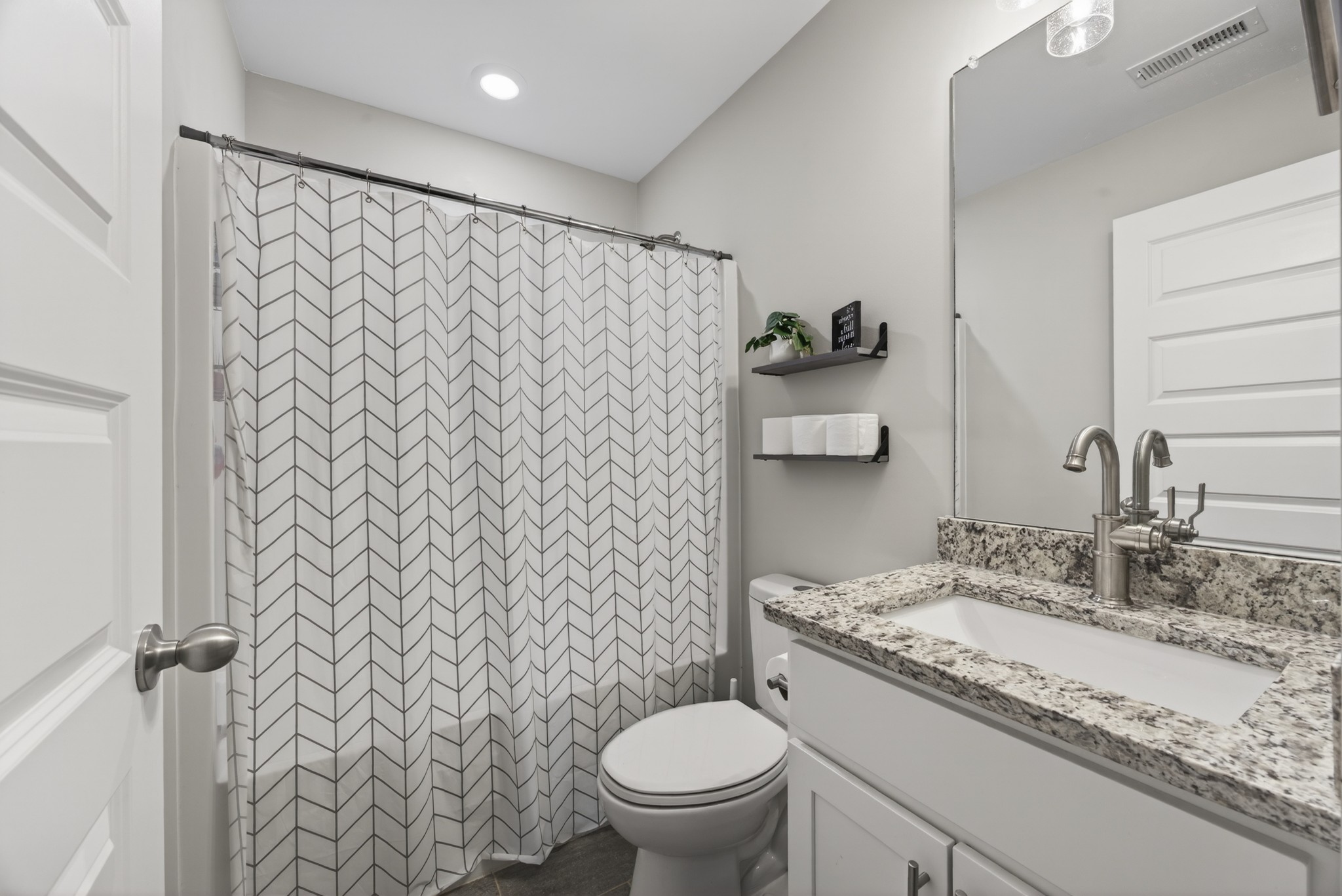 2030 Morgan Court Springfield, TN 37172 - Photo 25 of 29 a bathroom with a granite countertop sink and a toilet