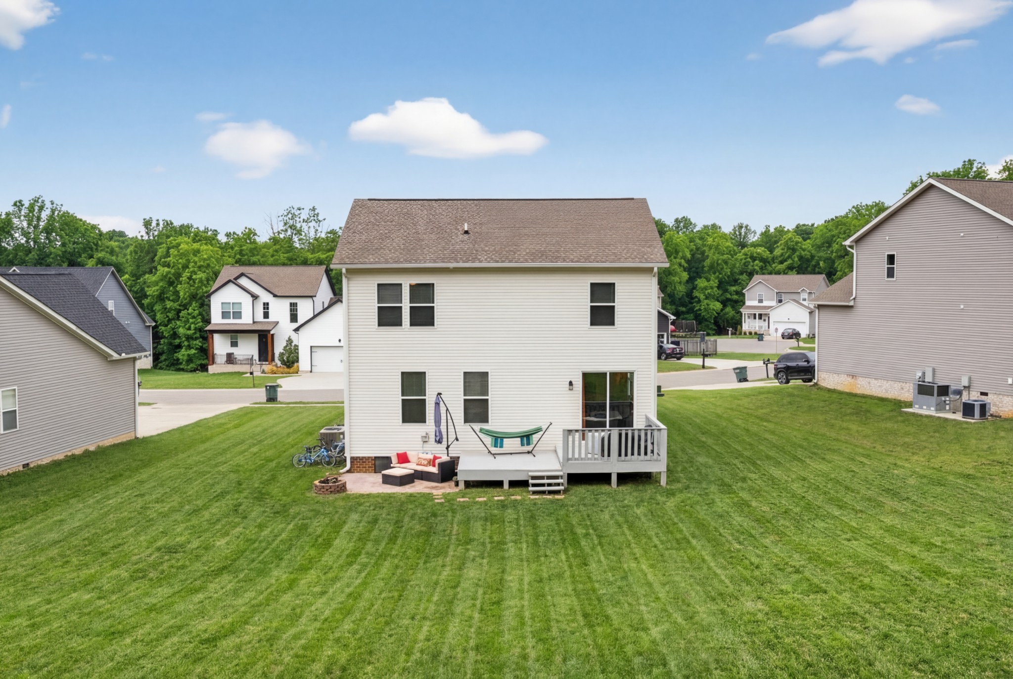 2030 Morgan Court Springfield, TN 37172 - Photo 28 of 29 a view of a house with backyard sitting area and garden