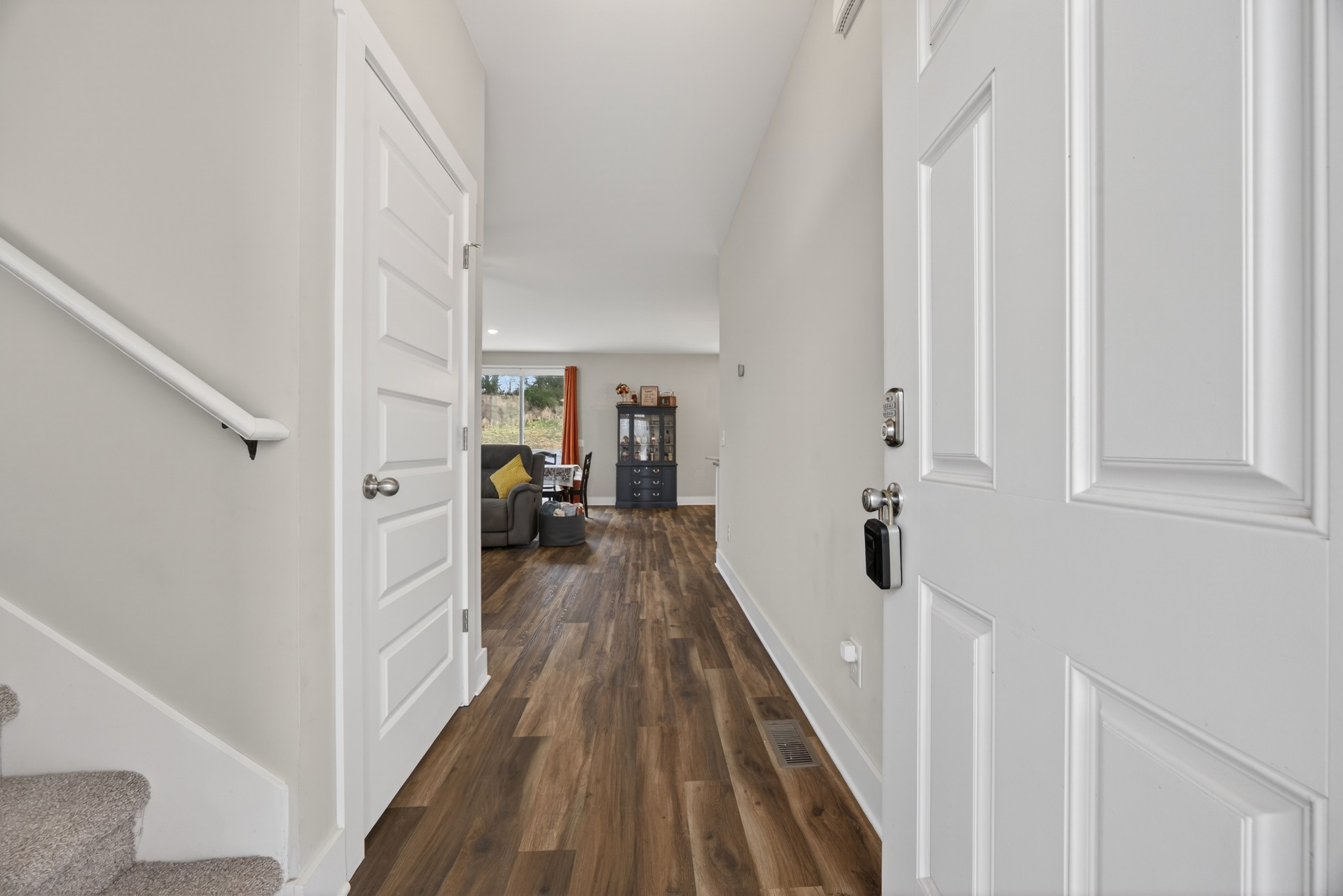 2030 Morgan Court Springfield, TN 37172 - Photo 4 of 29 a view of a hallway with wooden floor and staircase