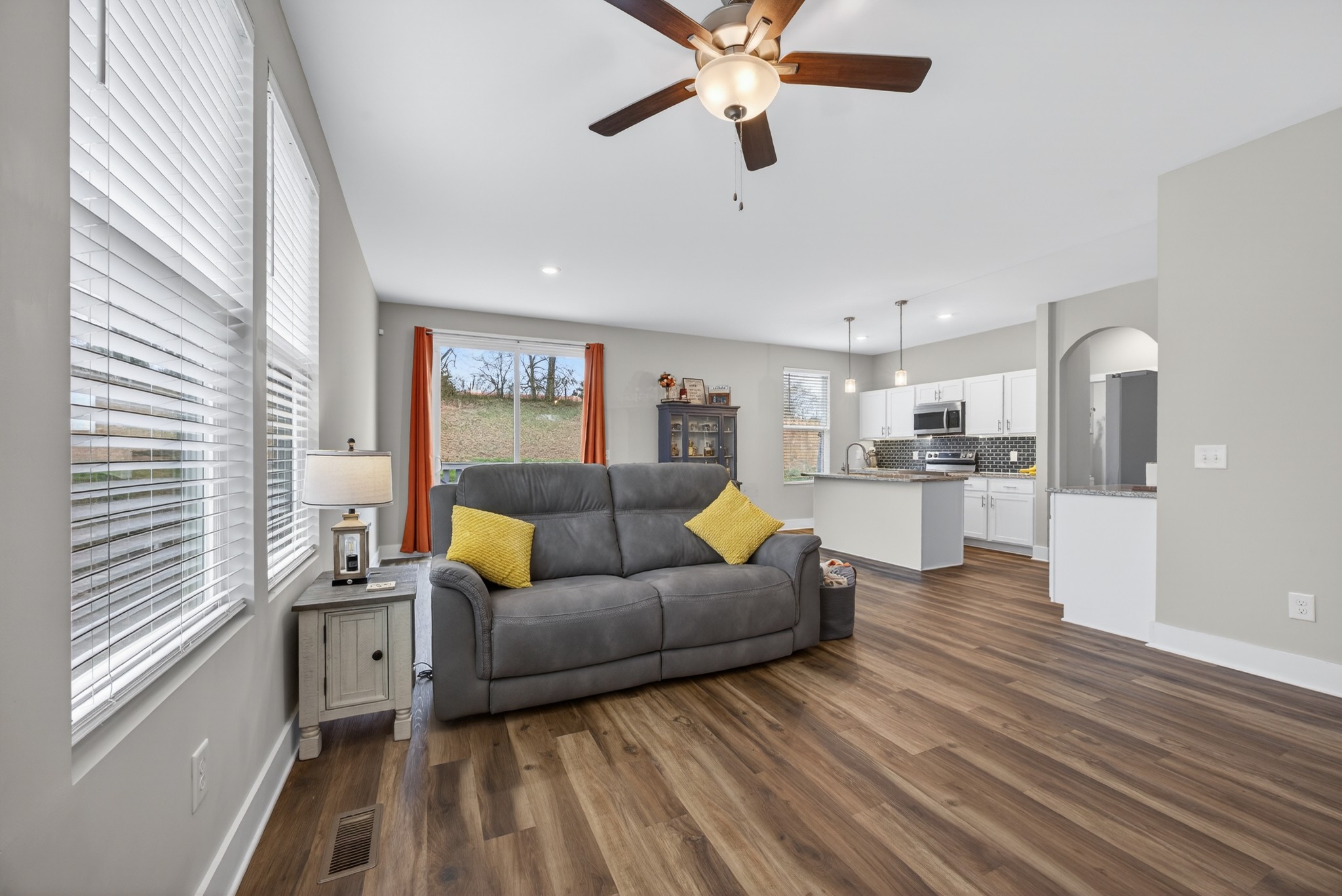 2030 Morgan Court Springfield, TN 37172 - Photo 7 of 29 a living room with furniture and kitchen view