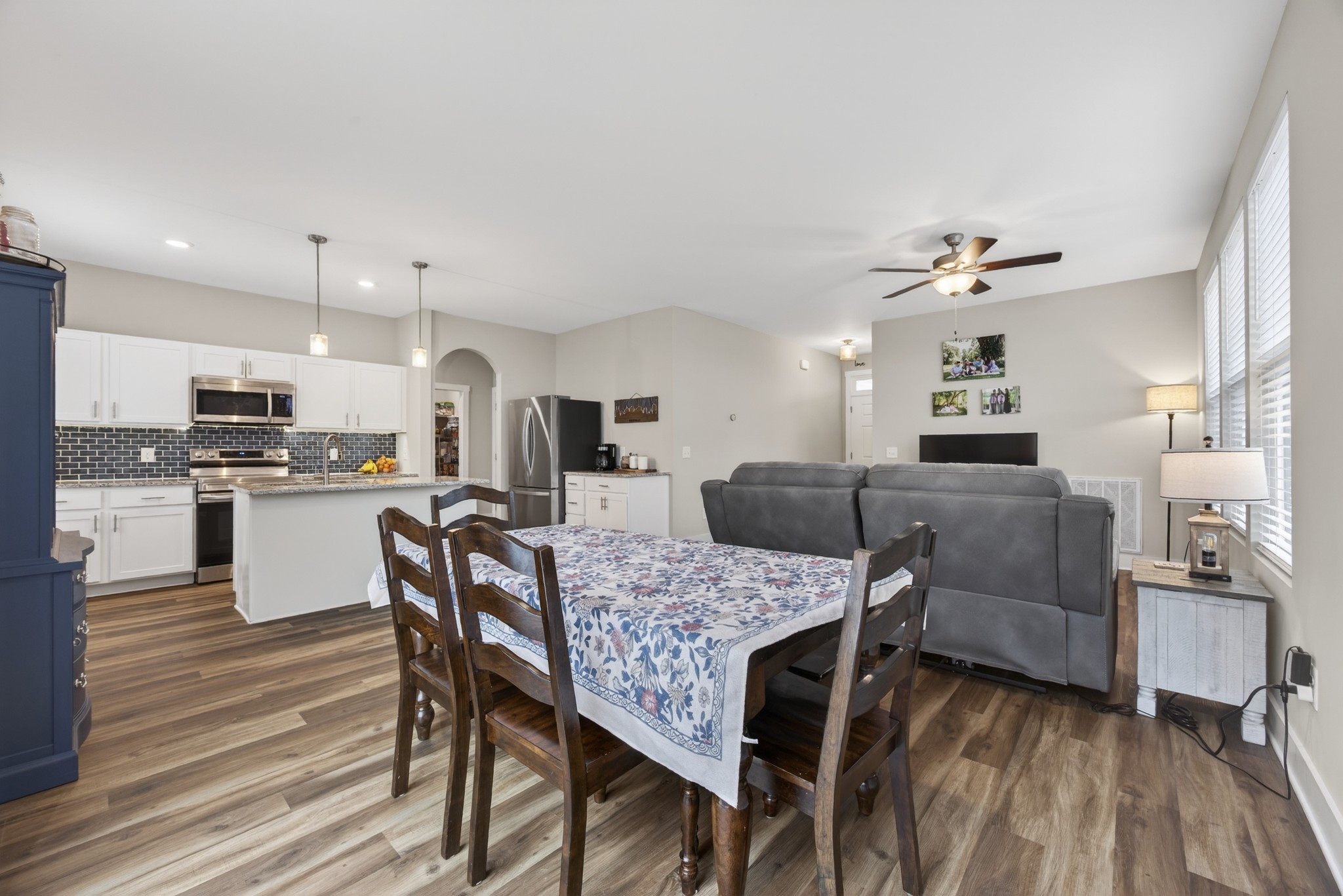 2030 Morgan Court Springfield, TN 37172 - Photo 9 of 29 a view of a dining room with furniture and wooden floor