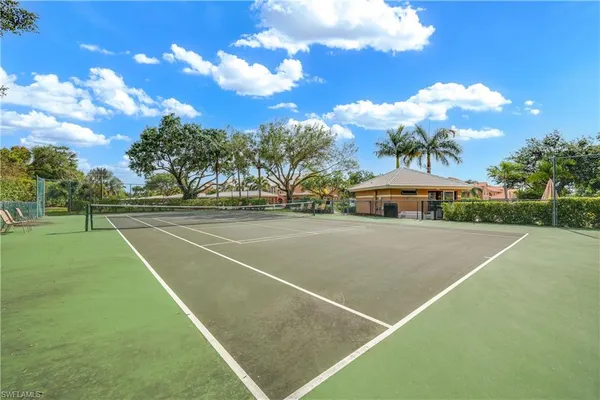 a view of a tennis court