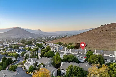 a view of city and mountain