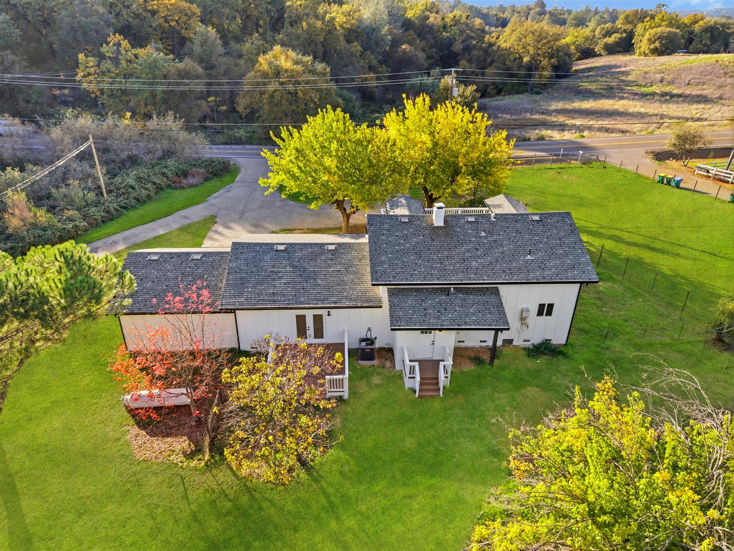 4117 El Dorado Road Placerville, CA 95667 - Photo 28 of 54 a aerial view of a house with a garden