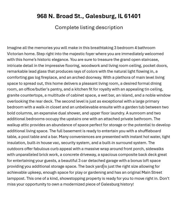 968 North Broad Street Galesburg, IL 61401 - Photo 53 of 53