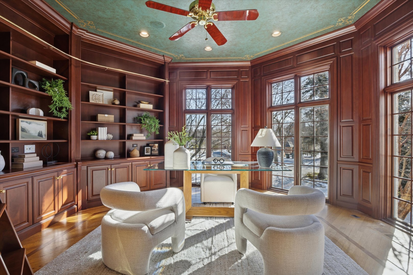 15W260 62nd Street Burr Ridge, IL 60527 - Photo 17 of 48 a living room with fireplace furniture and a large window