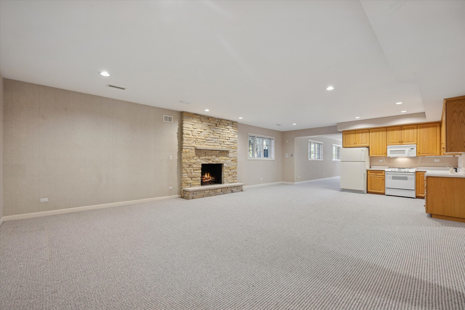 15W260 62nd Street Burr Ridge, IL 60527 - Photo 33 of 48 a view of a livingroom with a fireplace