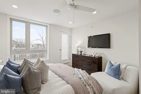 a view of city from balcony