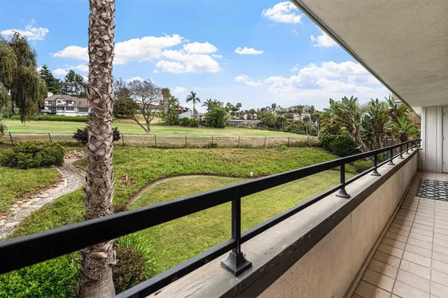 a view of mountain from a balcony
