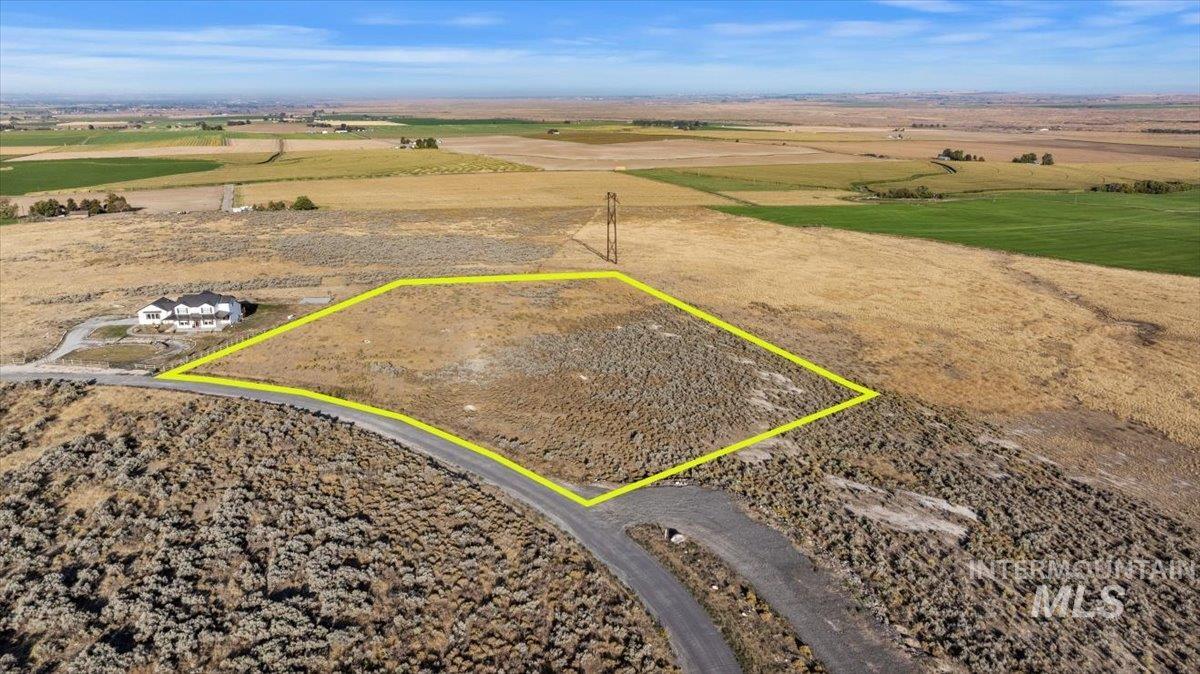 939 Skeleton Butte Road Eden, ID 83325 - Photo 2 of 12 View of rural area with property parcel outlined