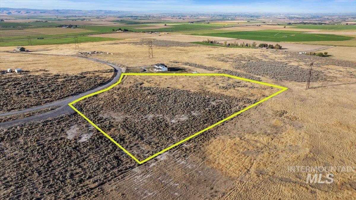 939 Skeleton Butte Road Eden, ID 83325 - Photo 9 of 12 Overview of rural landscape featuring property boundaries highlighted