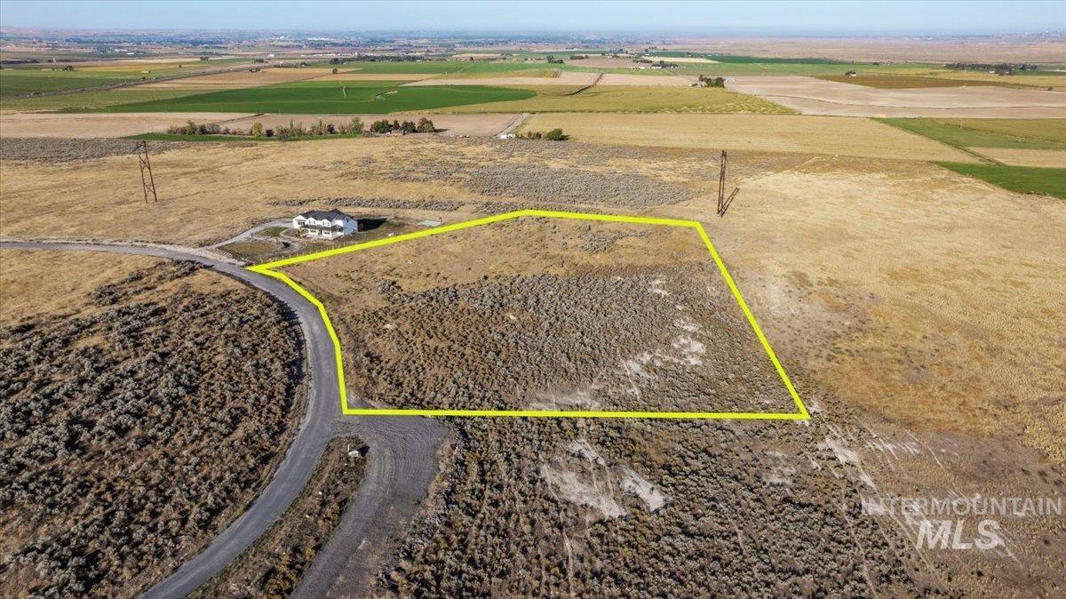 939 Skeleton Butte Road Eden, ID 83325 - Photo 10 of 12 Overview of rural landscape featuring property parcel outlined