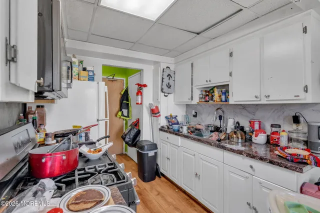 a room with storage and utility