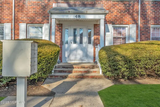 a view of a building with garden