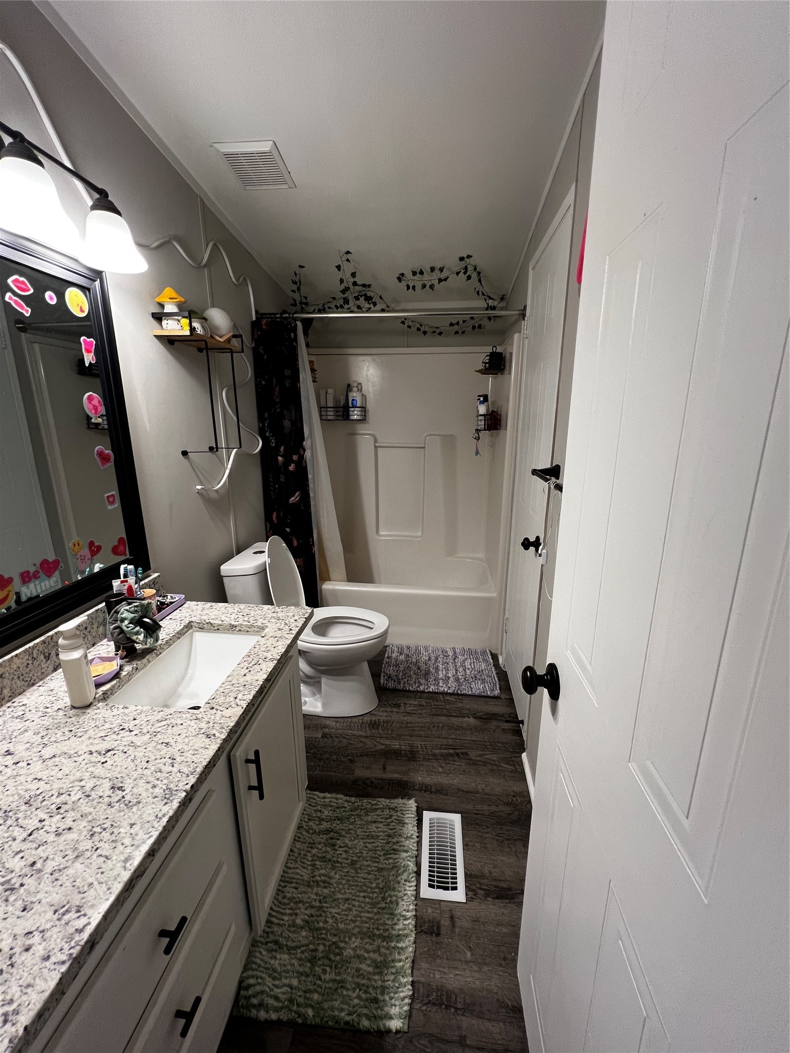 2346 Pr 1105 Midway, TX 75850 - Photo 21 of 25 a bathroom with a granite countertop sink and a mirror