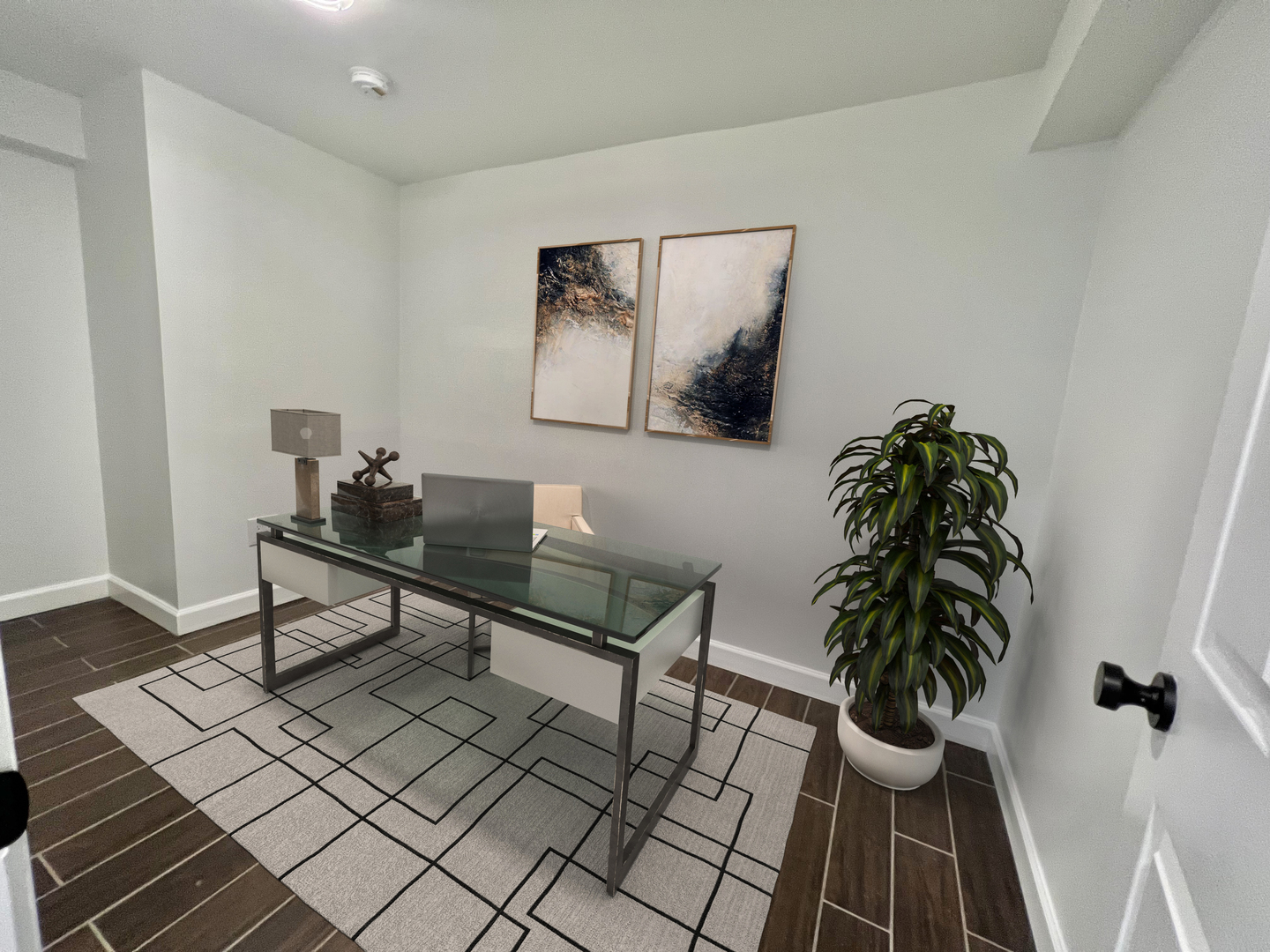 621 Buckboard Road Bolingbrook, IL 60490 - Photo 32 of 38 a reading room with furniture and wooden floor