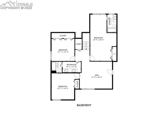 a picture of a floor plan