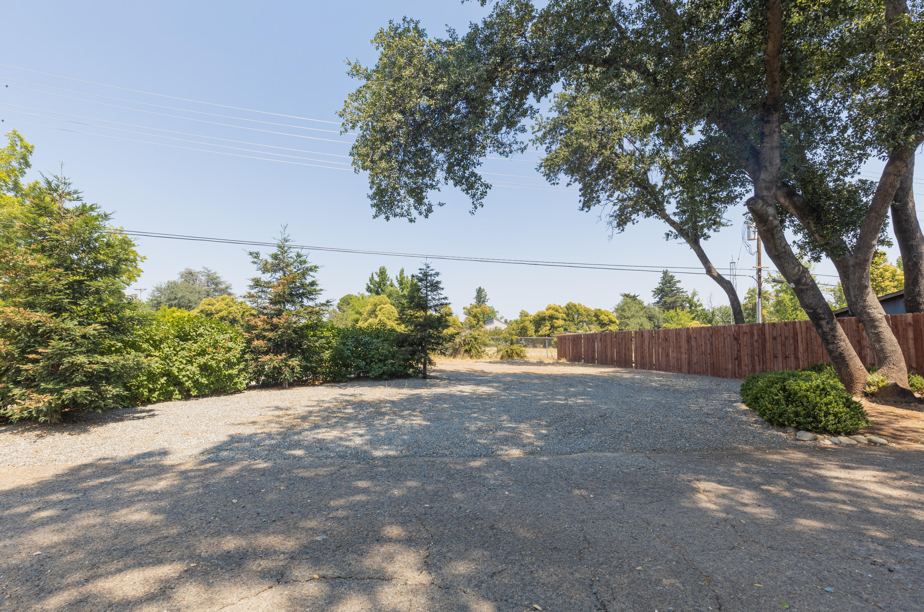 4001 Alta Mesa Drive Redding, CA 96002 - Photo 41 of 42 a view of a yard with plants and a bench