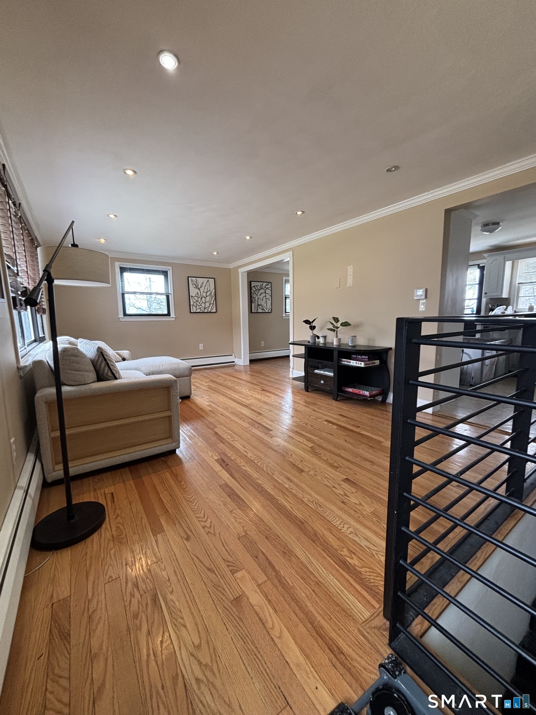 117 Arden Road Waterbury, CT 06708 - Photo 5 of 30 a living room with furniture and a wooden floor