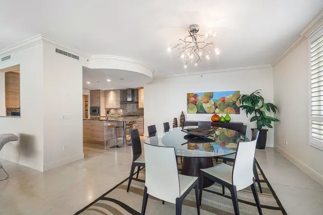 a kitchen with counter top space