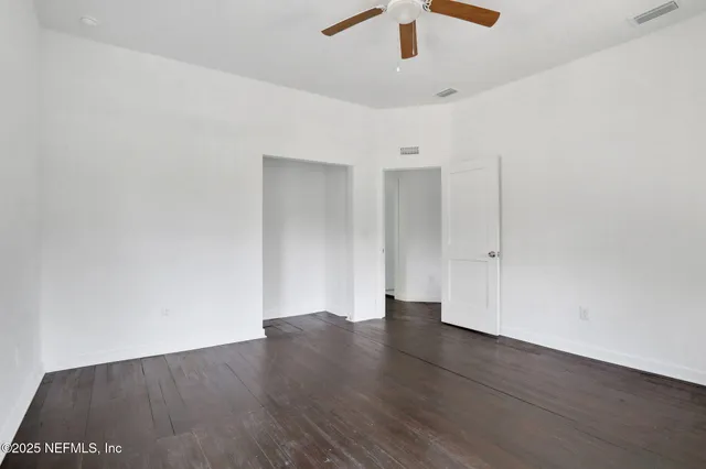 wooden floor in an empty room