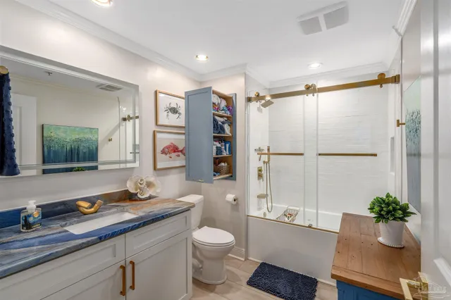 a view of a city with tall buildings