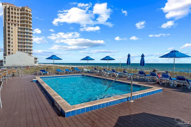 a view of an ocean and beach