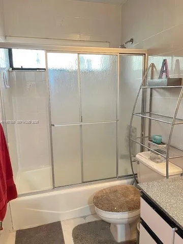 a view of a room with storage