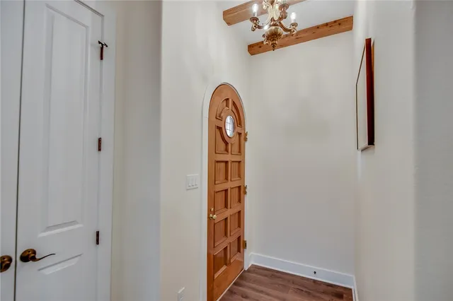 a view of backyard and tree