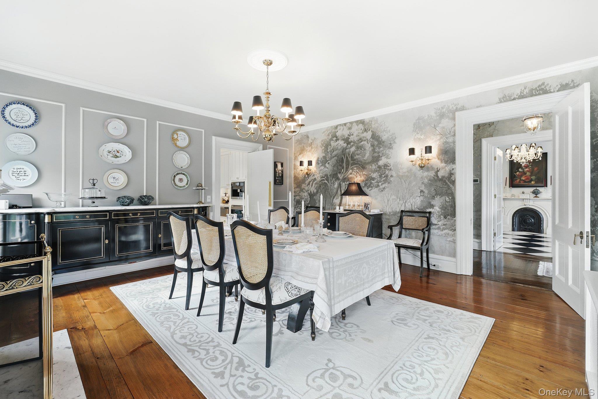 16 State School Road Warwick, NY 10990 - Photo 12 of 50 a view of a dining room with furniture and wooden floor