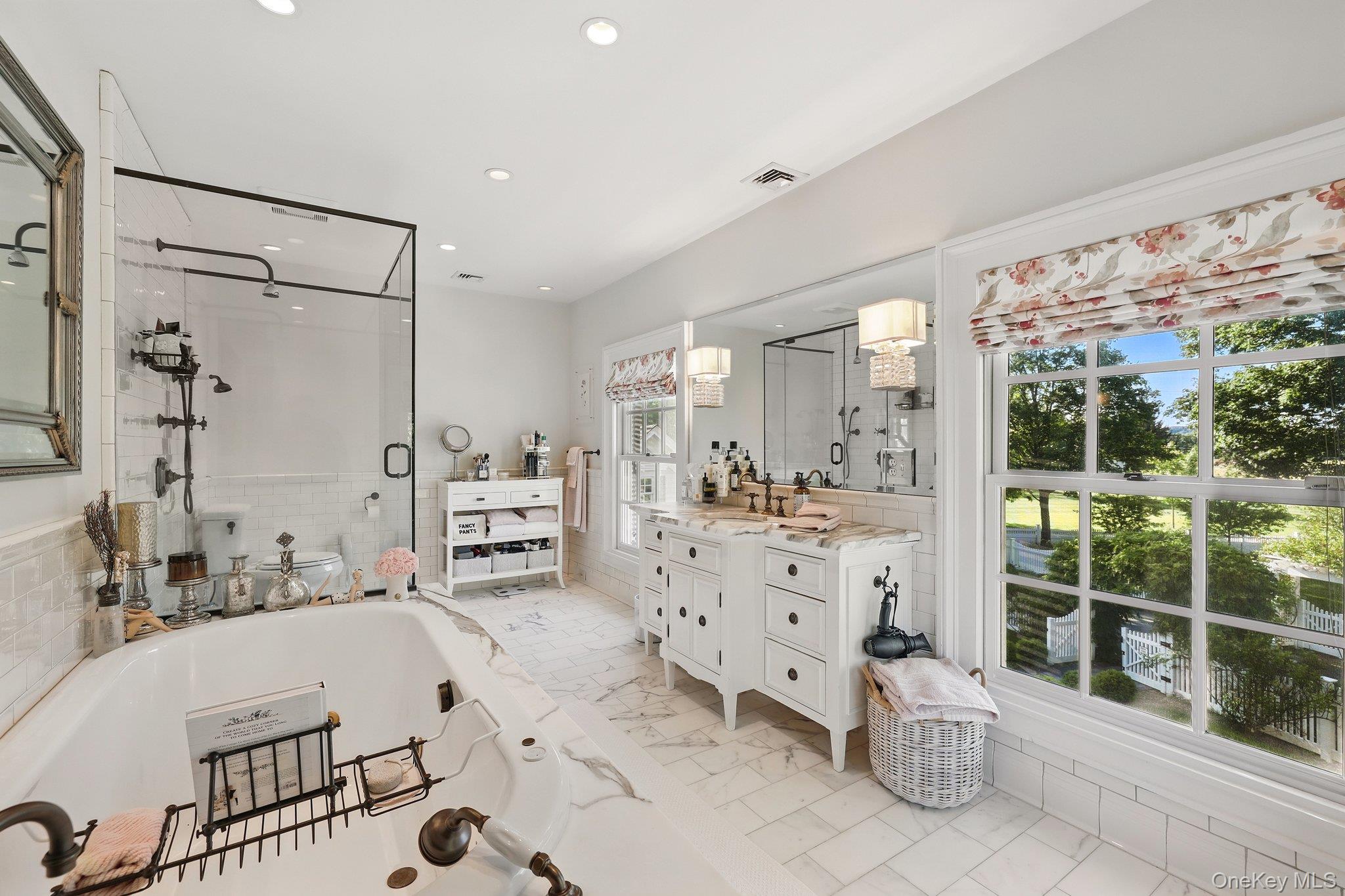 16 State School Road Warwick, NY 10990 - Photo 24 of 50 a spacious bathroom with a tub sink and glass door