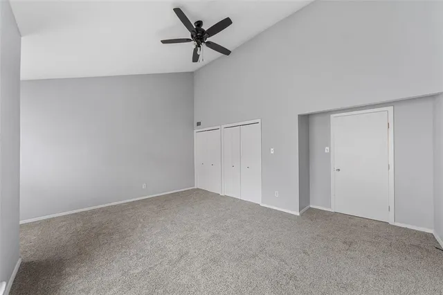 a view of an empty room