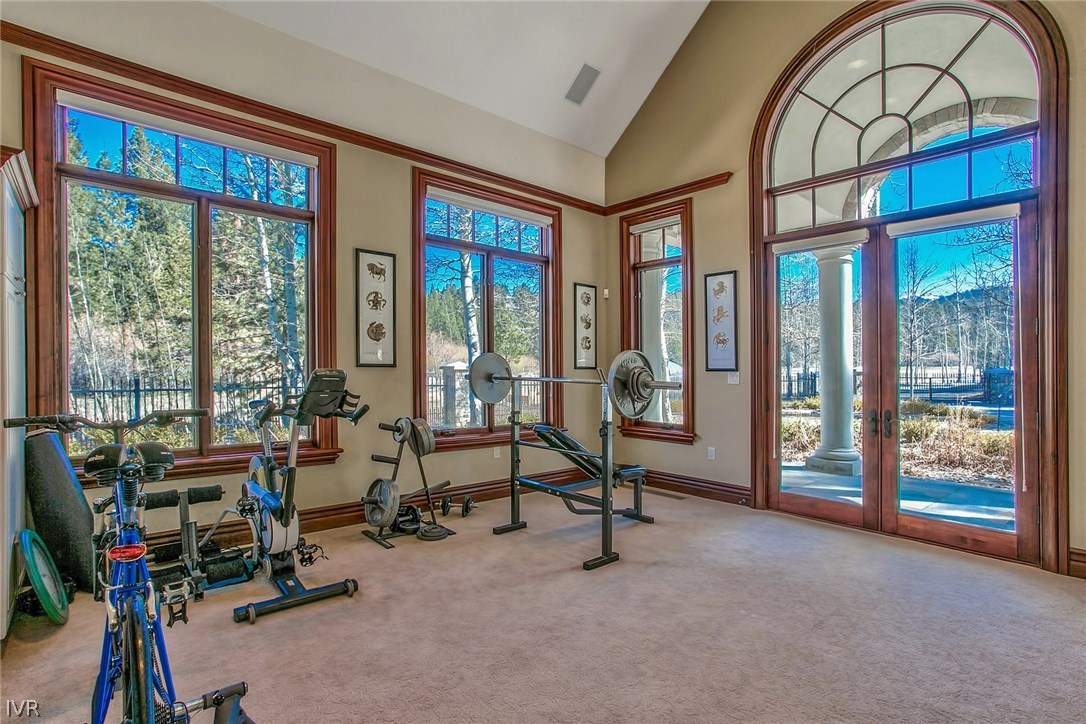 550 Sierra Sunset Lane Zephyr Cove, NV 89448 - Photo 15 of 35 a view of room with workspace and windows
