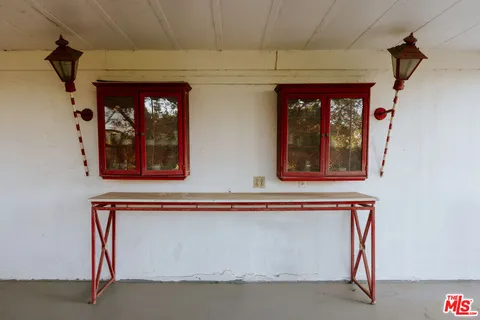 a view of water heater room