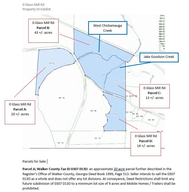0 Glass Mill Road, Unit PARCEL A Chickamauga, GA 30707 - Photo 2 of 7 Comprehensive Map
