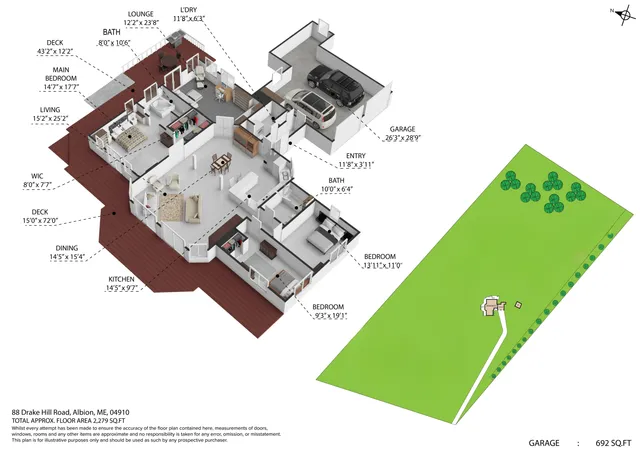 $585,000 | 88 Drake Hill Road, Albion, ME 04910