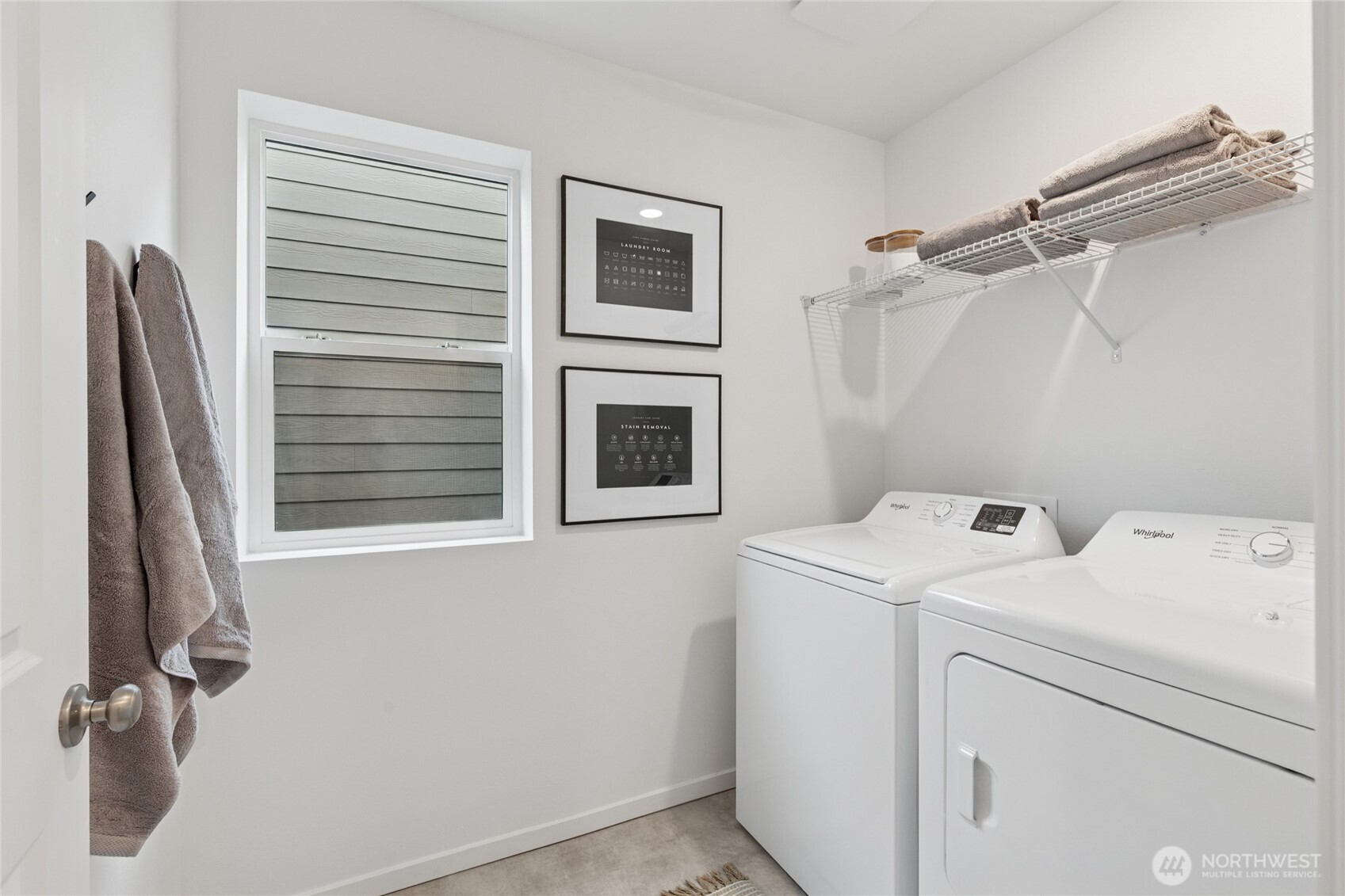 200 Cremini Loop Southeast, Unit 68 Lacey, WA 98513 - Photo 12 of 19 a utility room with dryer and washer