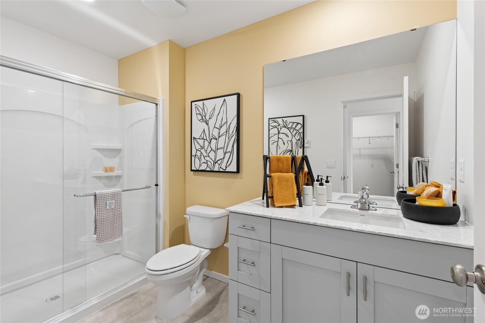 200 Cremini Loop Southeast, Unit 68 Lacey, WA 98513 - Photo 14 of 19 a bathroom with a sink and a toilet