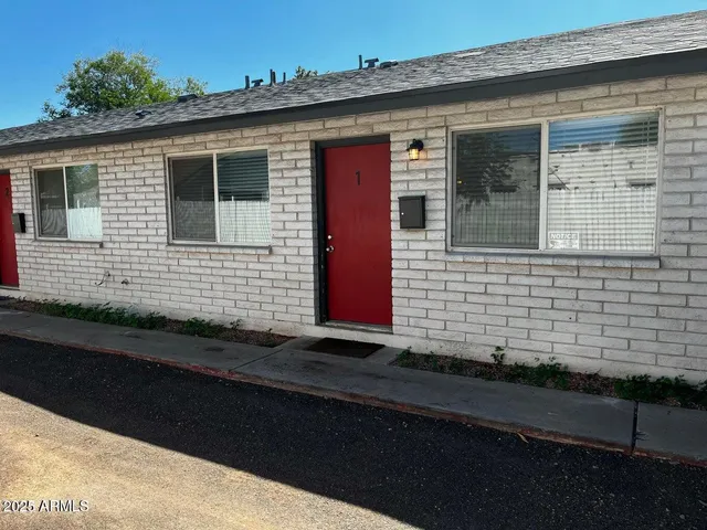 a side view of a house