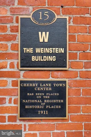 a view of a brick building