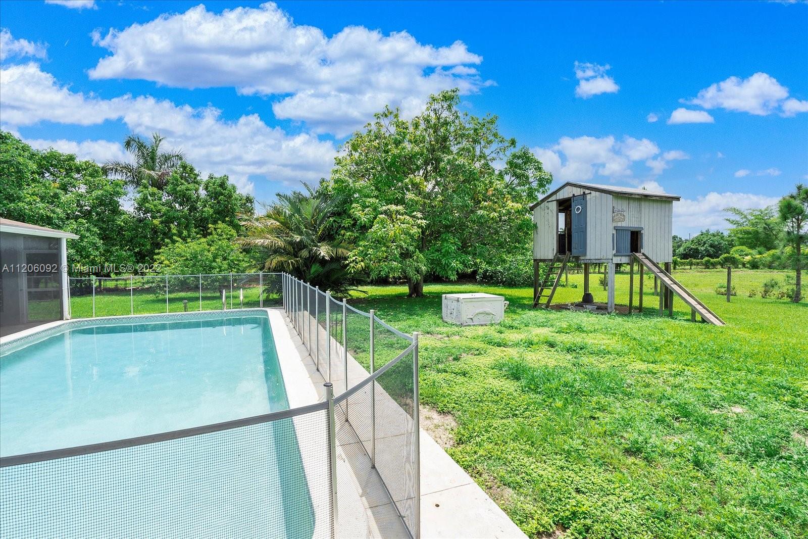 17300 Southwest 294th Street Homestead, FL 33030 - Photo 40 of 50 a view of a house with a backyard
